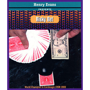 [DV200]Risky Bet (Blue) (US Currency, Gimmick and VCD) by Henry Evans